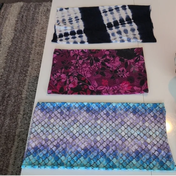 3 scunci hair accessories, Hair Band Neck Gaiter Hair Bands, Surfer - Picture 5 of 12